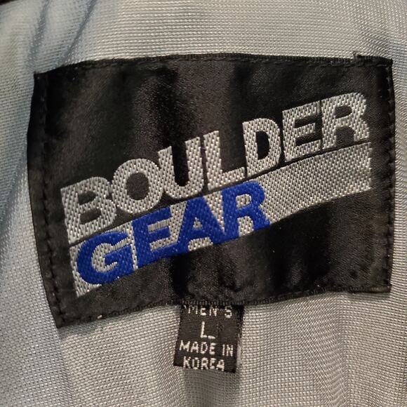 Vtg Boulder Gear Ski Suit One-Piece Softshell Solar Lock 80’s Unisex L Metallic - Picture 4 of 16